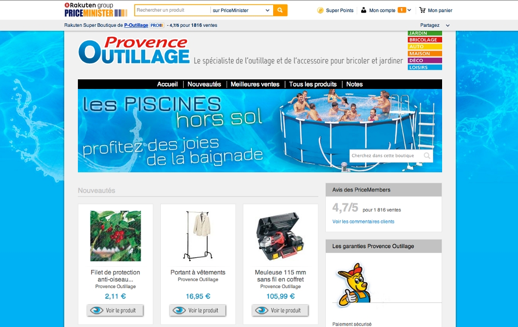 Rédaction de contenus pour provence-outillage.fr