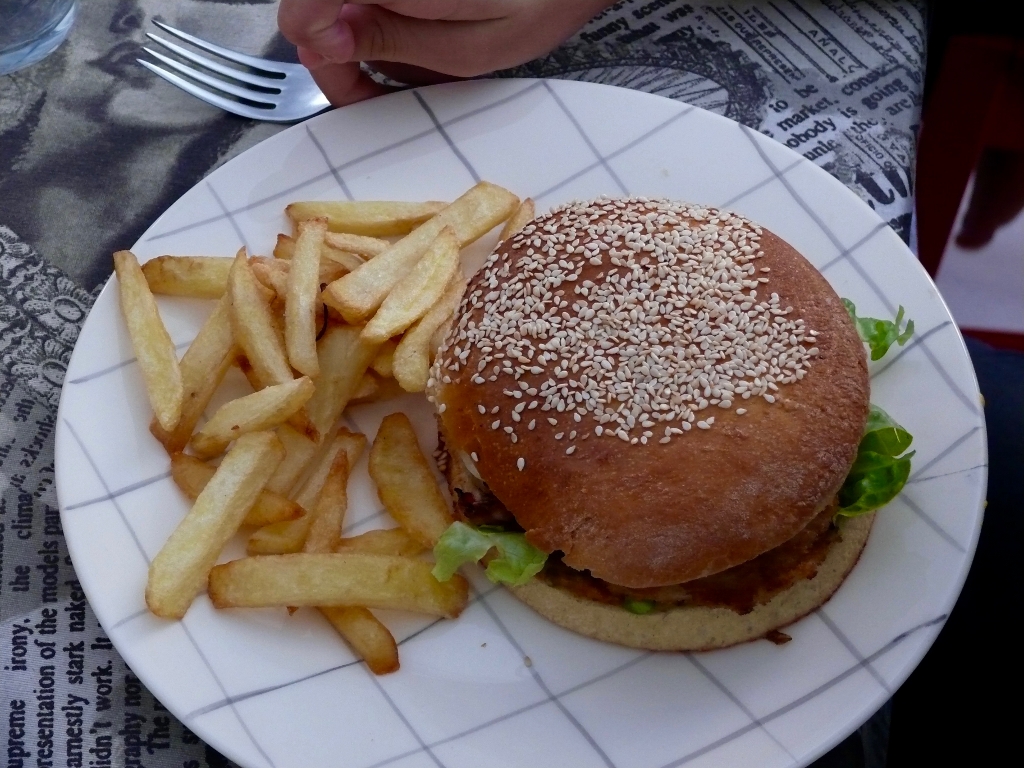 hamburger frites maison